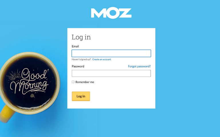 Mozログイン画面