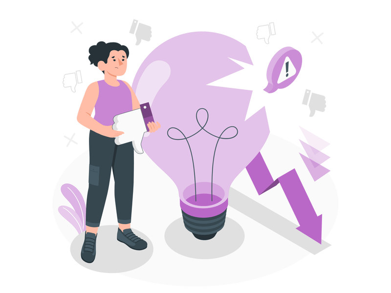 デメリットのイメージ