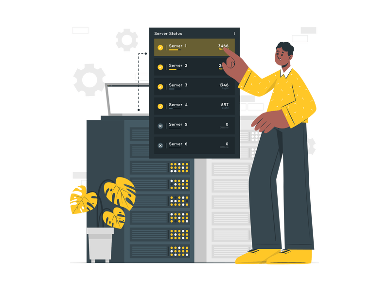 サーバー設置のイメージ